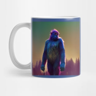 Dope Sasquatch in Nature Mug